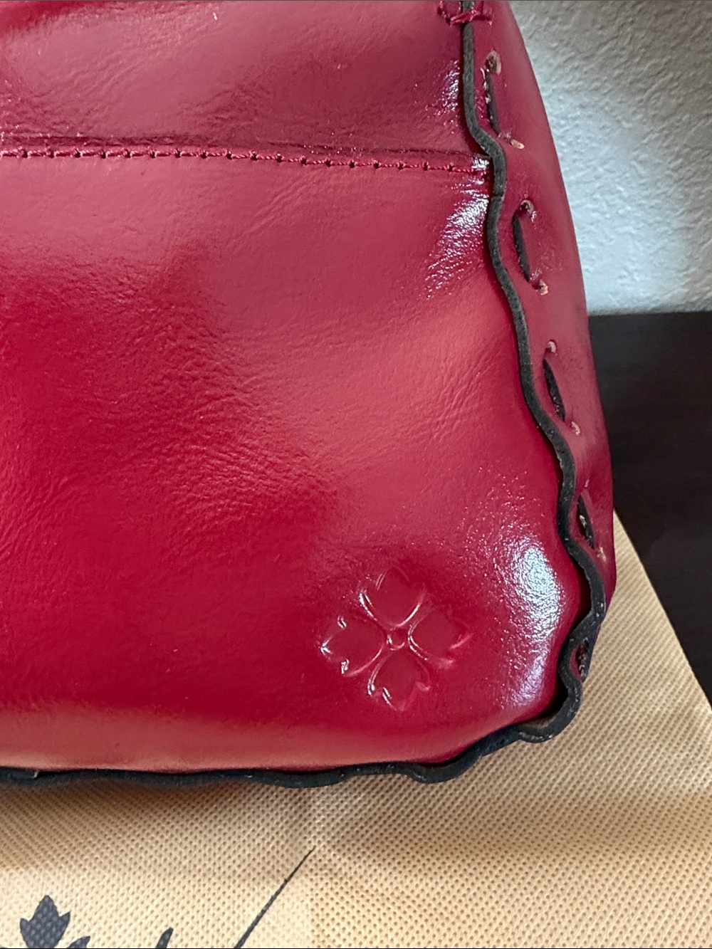 Patricia Nash Lucia Bryrd Floral Embossed Leather Crossbody Bag ❤️❤️ - Picture 7 of 15